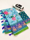 MG 258 Plain Linen Printed Daily Wear Sarees Wholesale Market